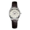Waterdichte quartzhorloges wit/bruin