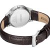 Waterdichte quartzhorloges wit/bruin