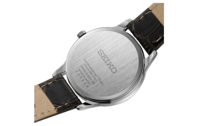 Waterdichte quartzhorloges wit/bruin