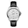 Zakelijk casual horloge met witte wijzerplaat en riem