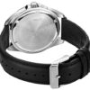 Zakelijk casual horloge met witte wijzerplaat en riem