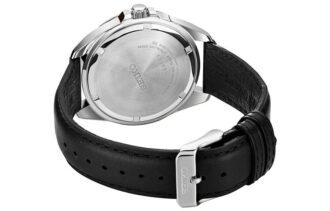 Zakelijk casual horloge met witte wijzerplaat en riem