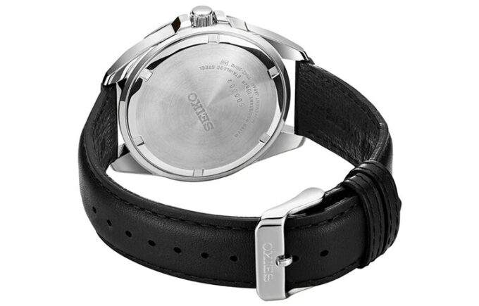 Zakelijk casual horloge met witte wijzerplaat en riem