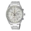 Zakelijk stalen horloge met wit